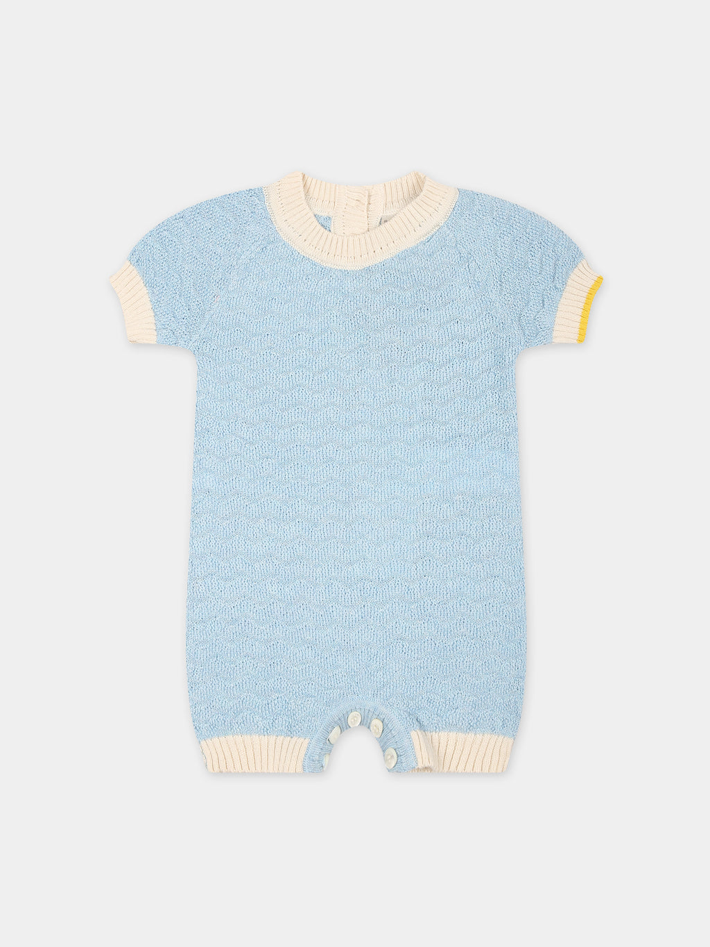 Light blue romper for baby boy